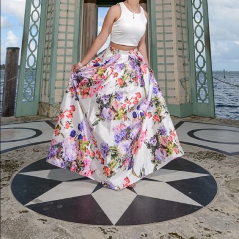 Two Piece Prom Dress